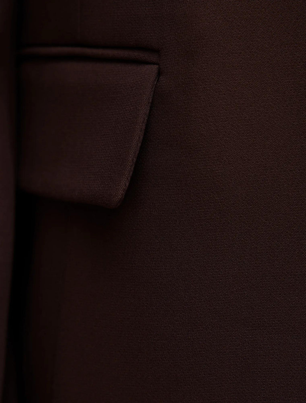 Lee Nipped Waist Blazer Chocolate Brown Suit