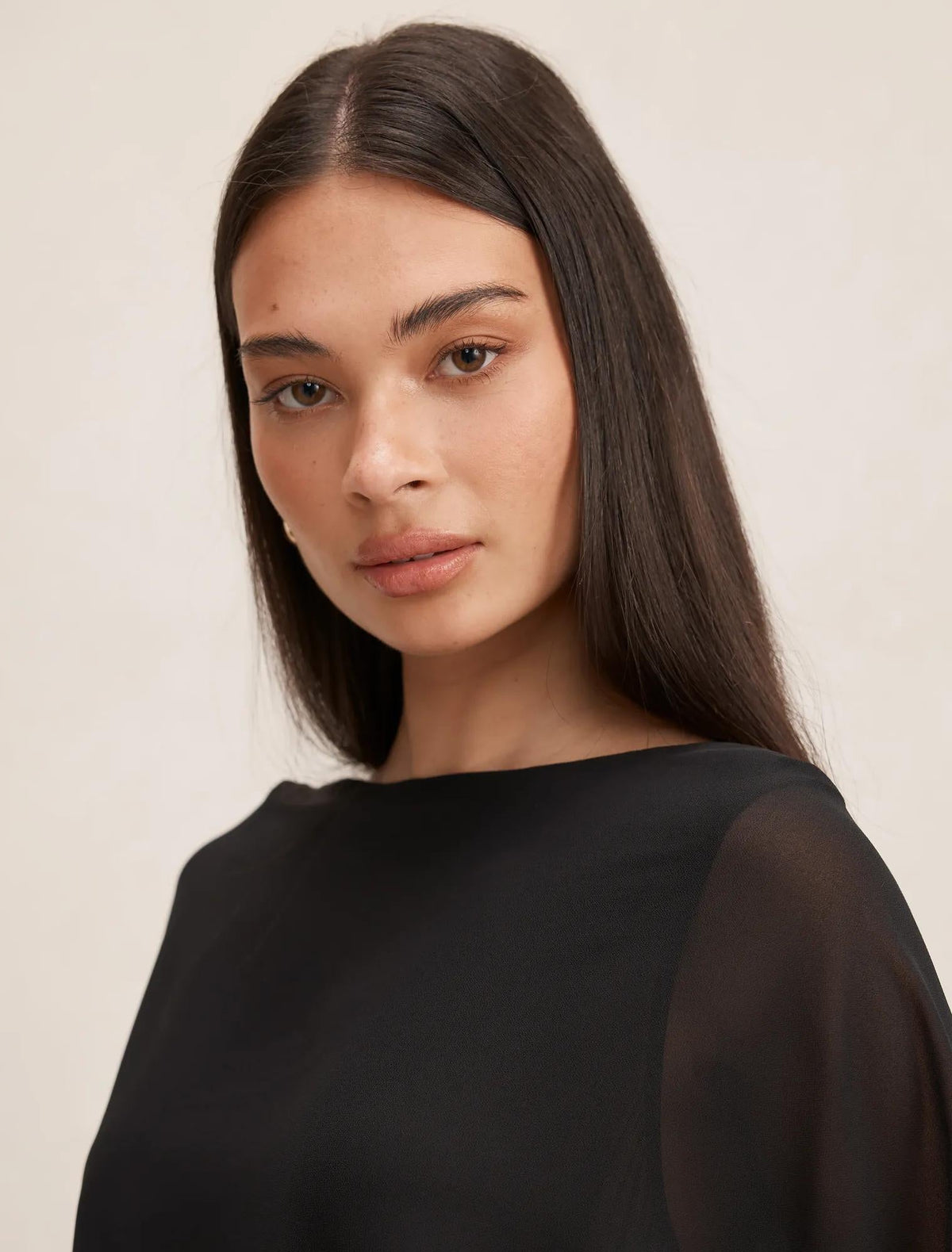Jessie Batwing Top Black