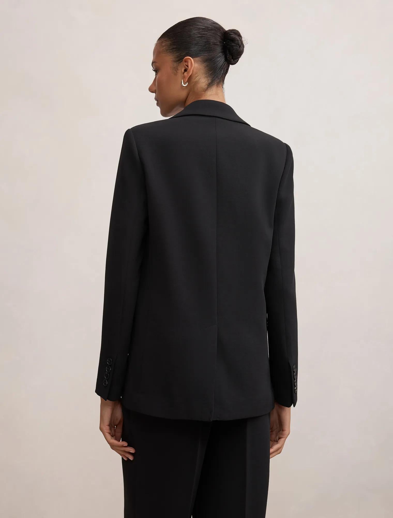 Demi Single Breasted Blazer Black