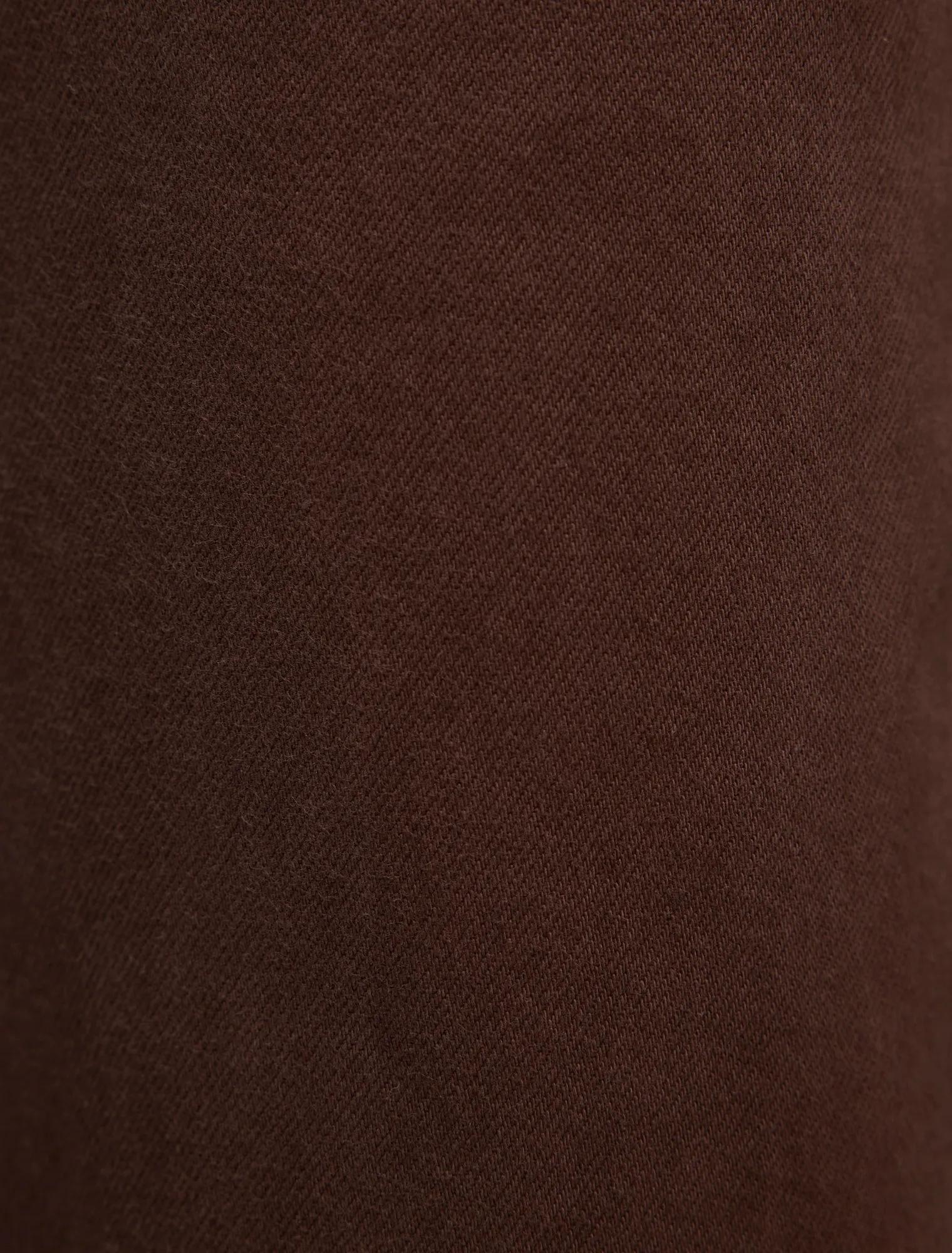 Gia High Rise Wide Leg Jean Chocolate