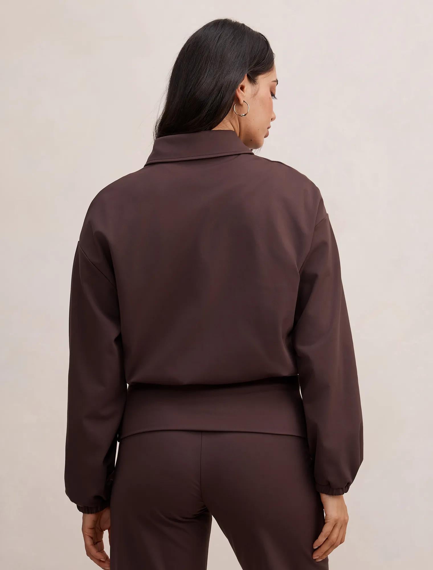 Willow Drawcord Jacket Chocolate Freckle