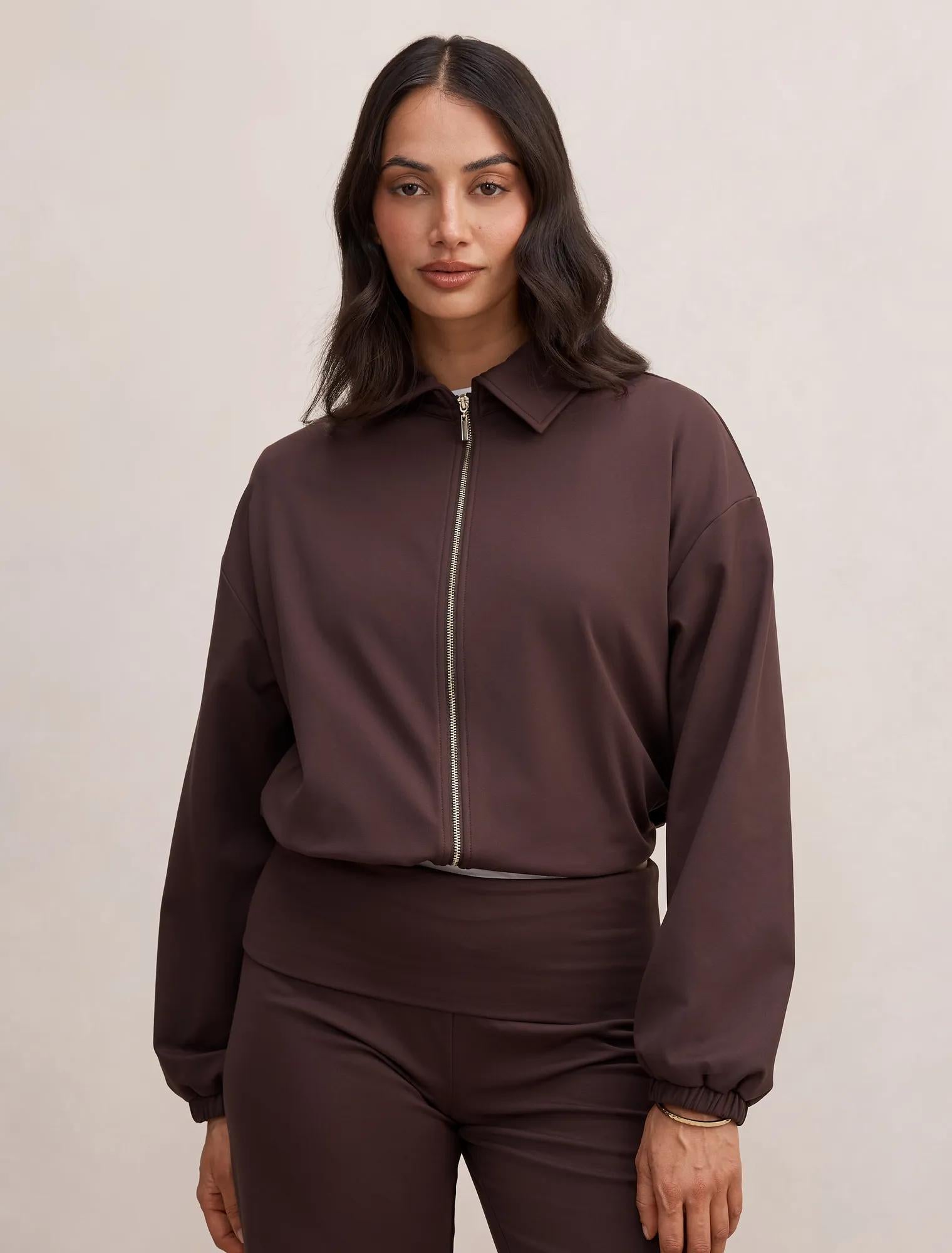 Willow Drawcord Jacket Chocolate Freckle