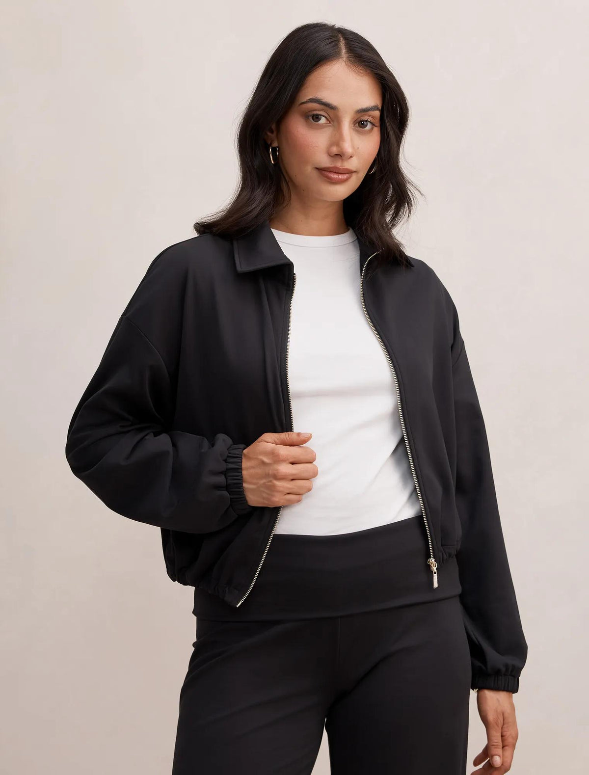 Willow Drawcord Jacket Black