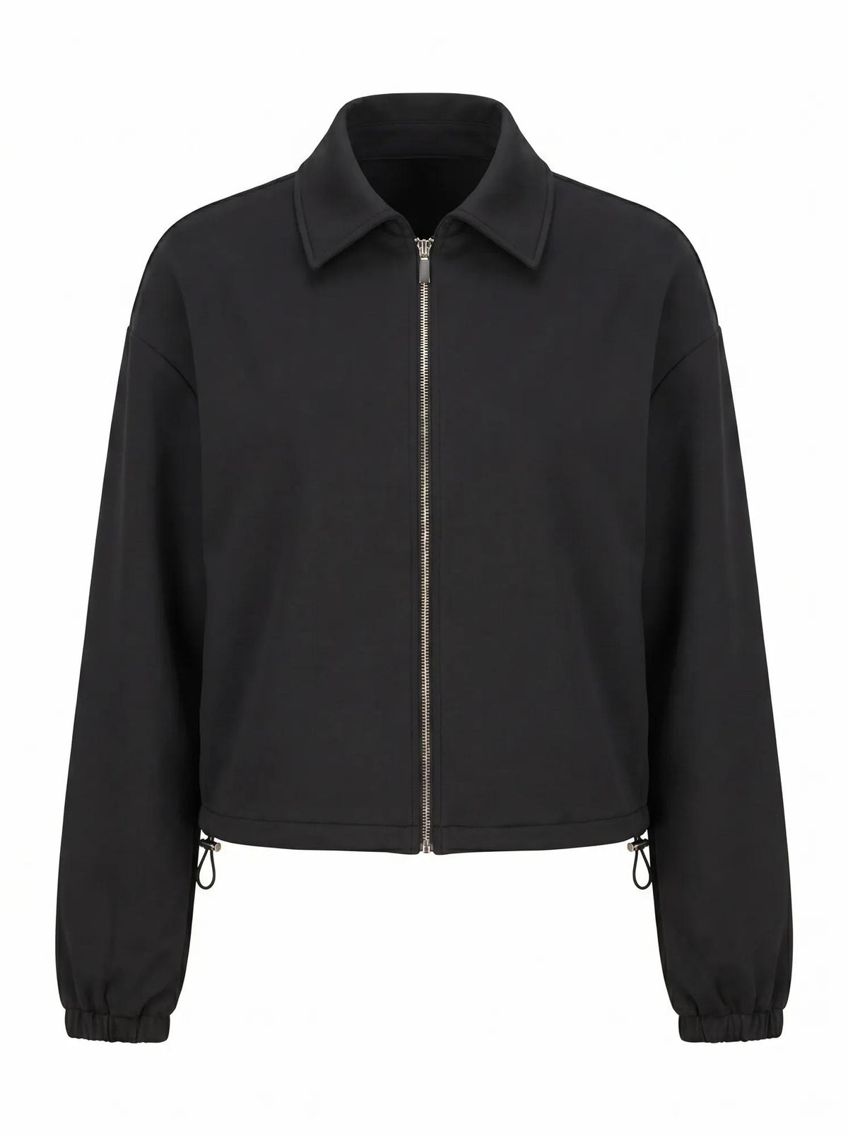 Willow Drawcord Jacket Black_mannequin