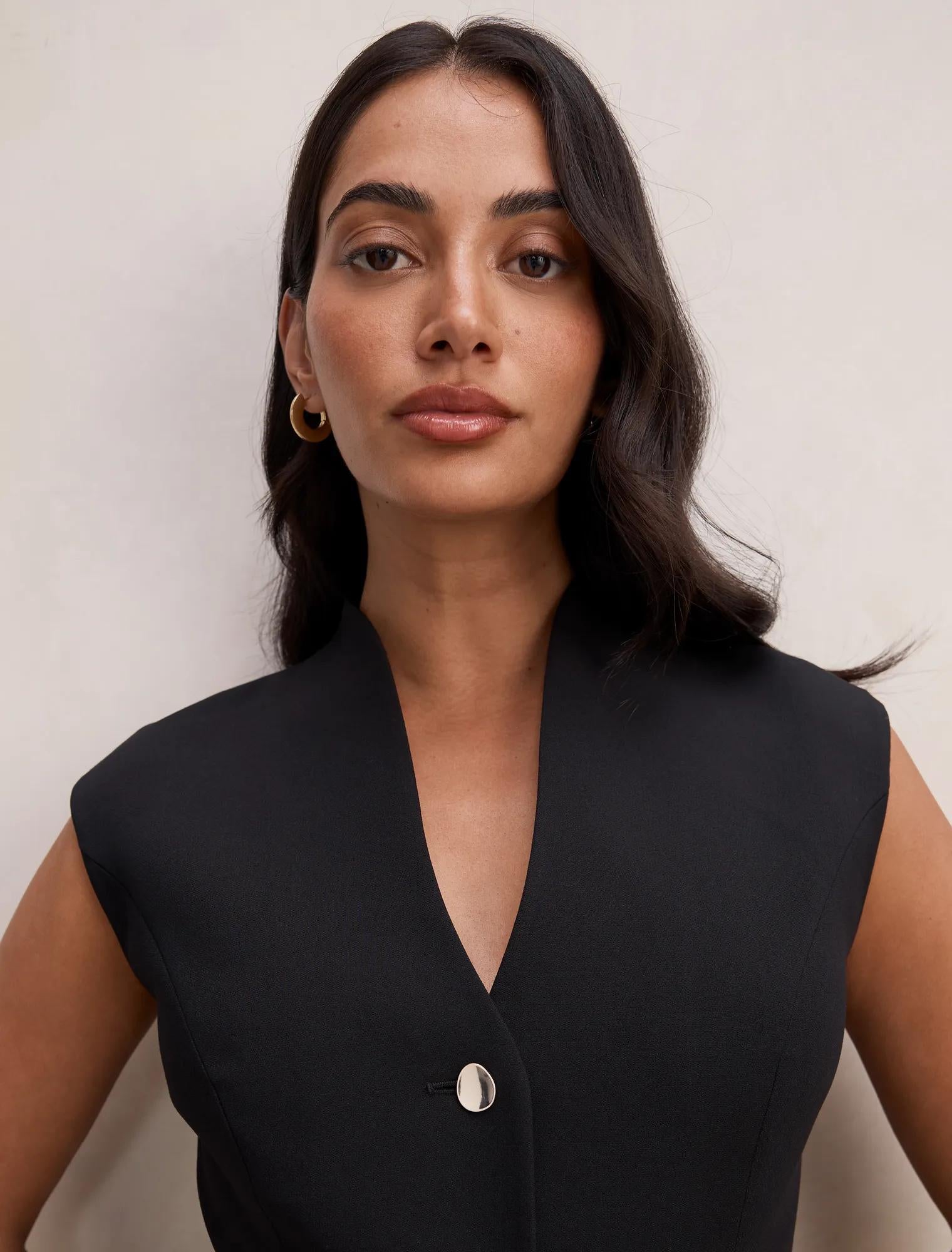 Rosalie Waistcoat Black