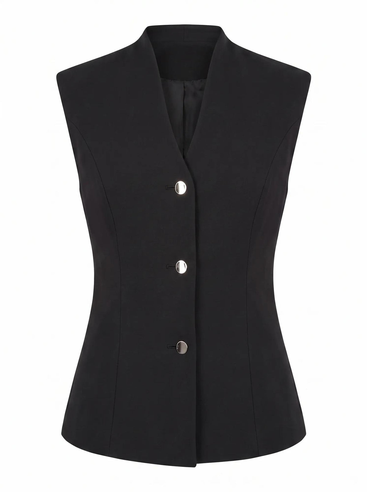 Rosalie Waistcoat Black_mannequin