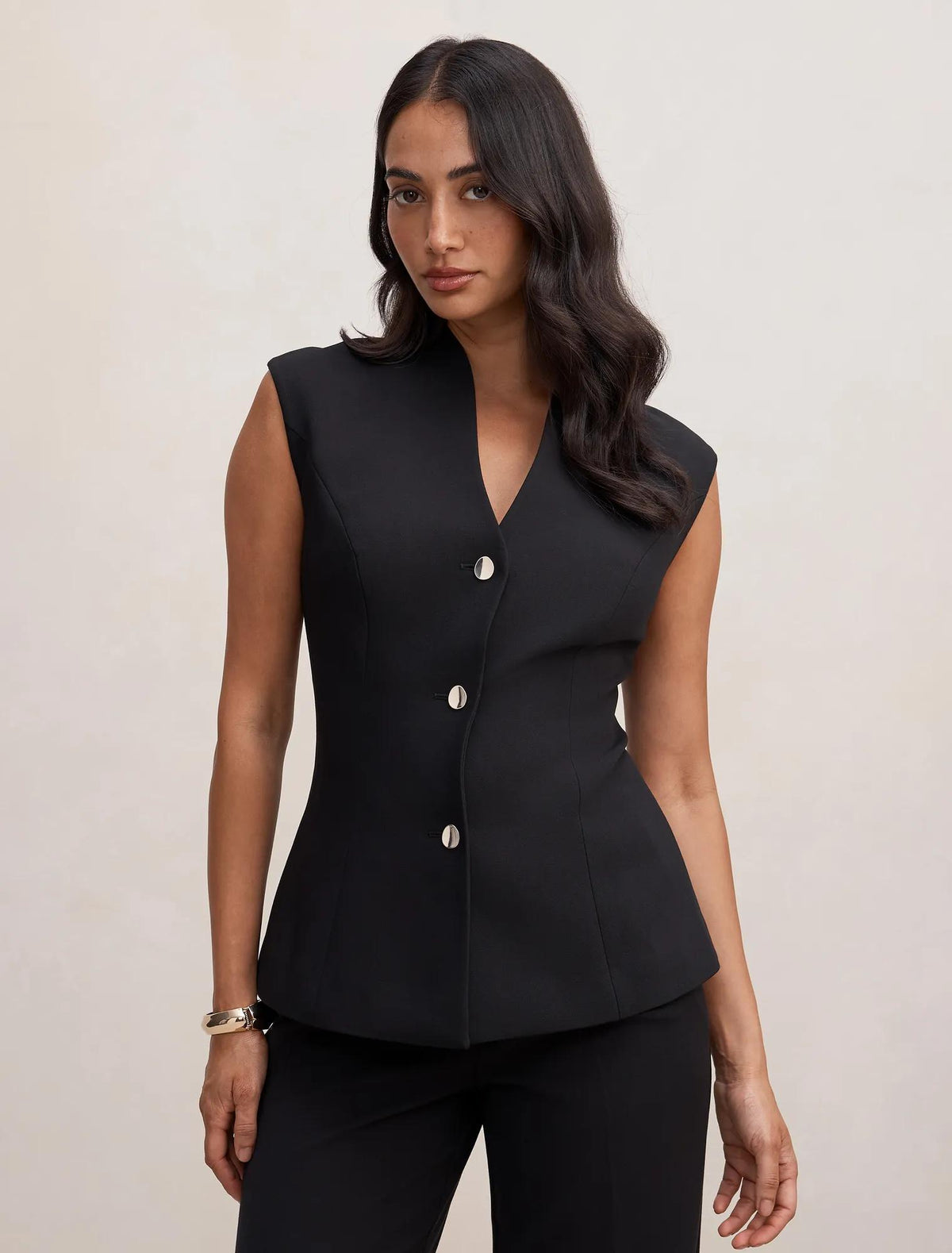 Rosalie Waistcoat Black