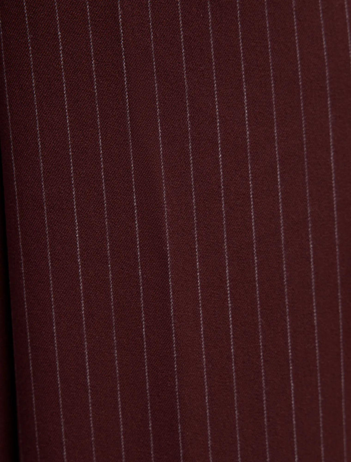 Paloma Petite Wide Leg Pant Berry Pinstripe Suit