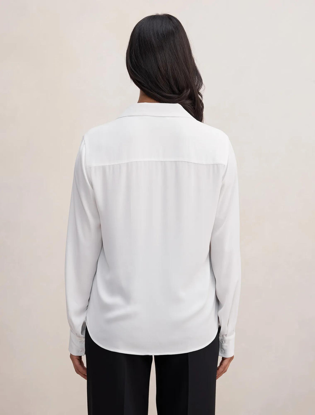 Rowe Gathered Blouse Porcelain