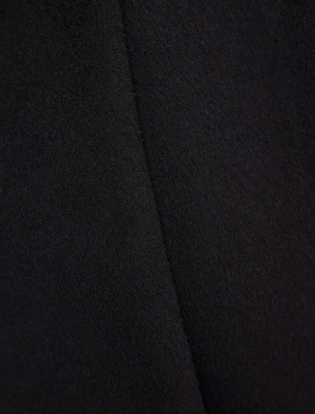 Rue Funnel Neck Coat Black