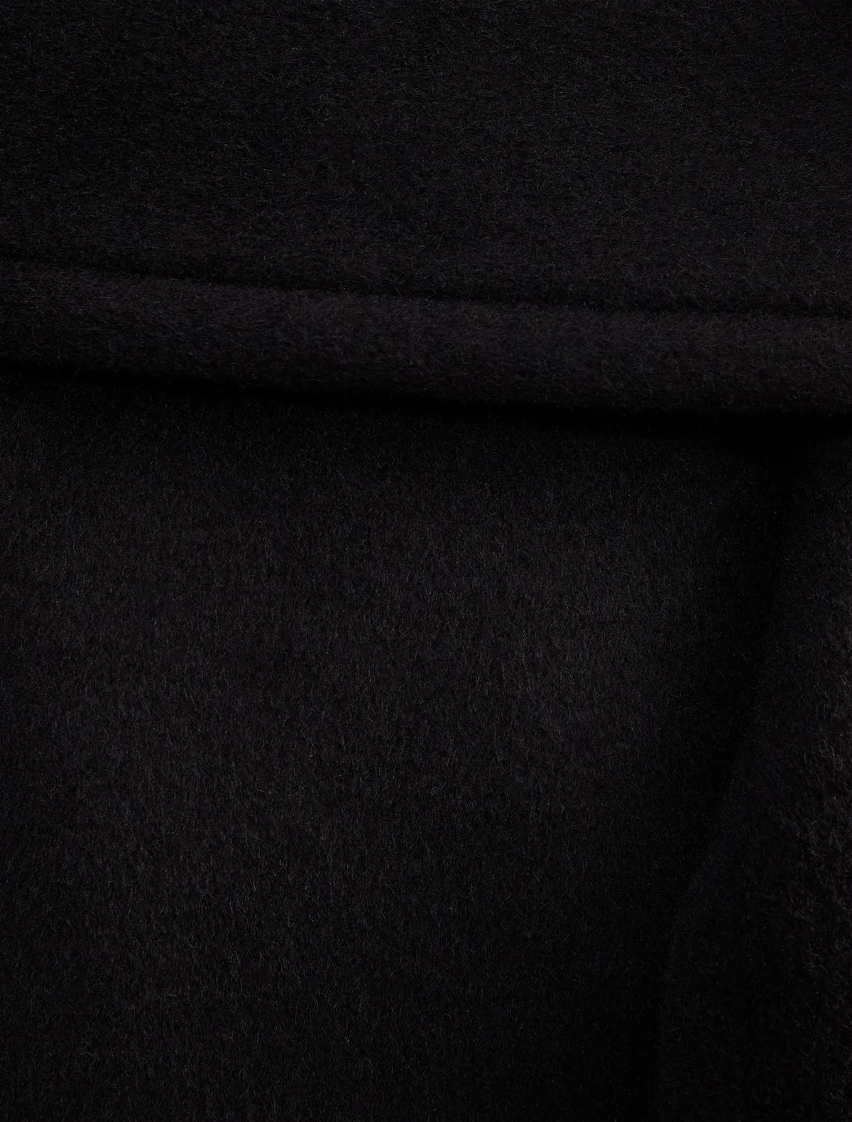 Rue Funnel Neck Coat Black