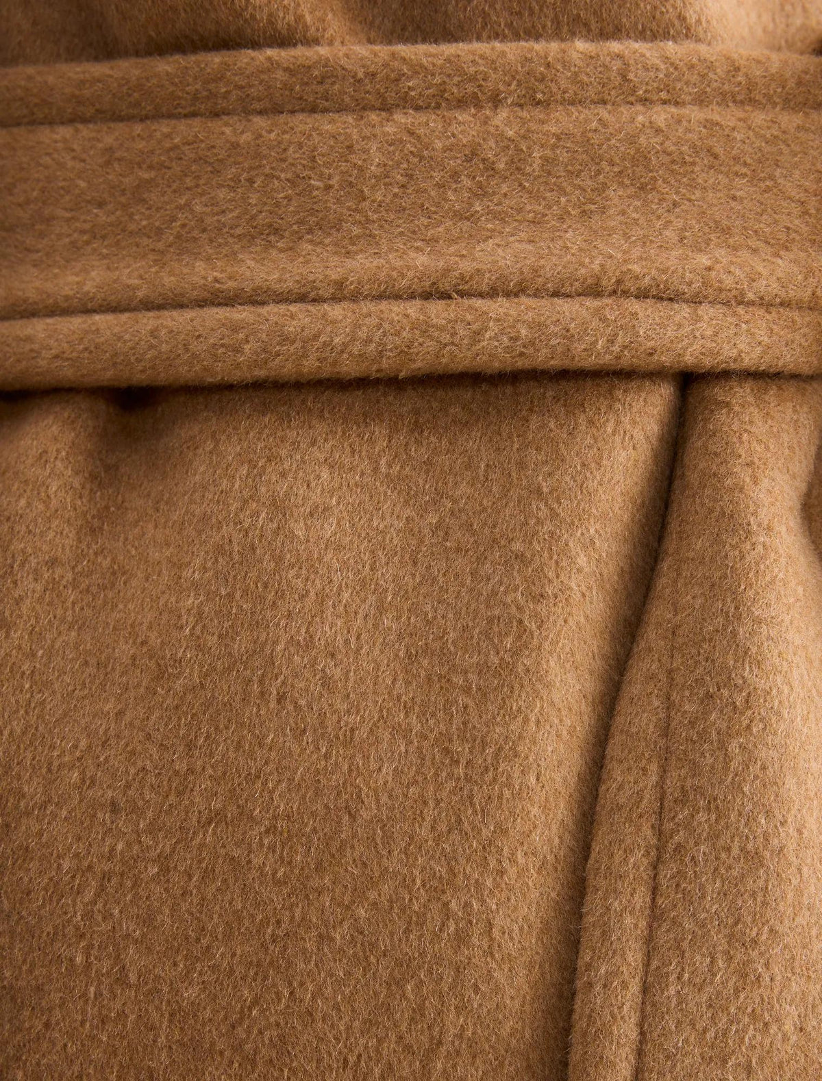 Rue Funnel Neck Coat Camel