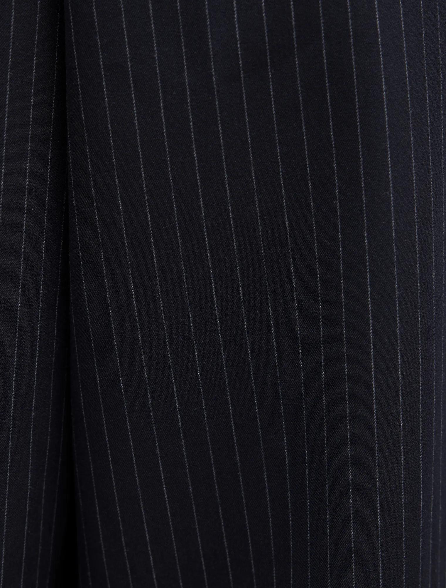 Paloma Petite Wide Leg Pant Navy Pinstripe