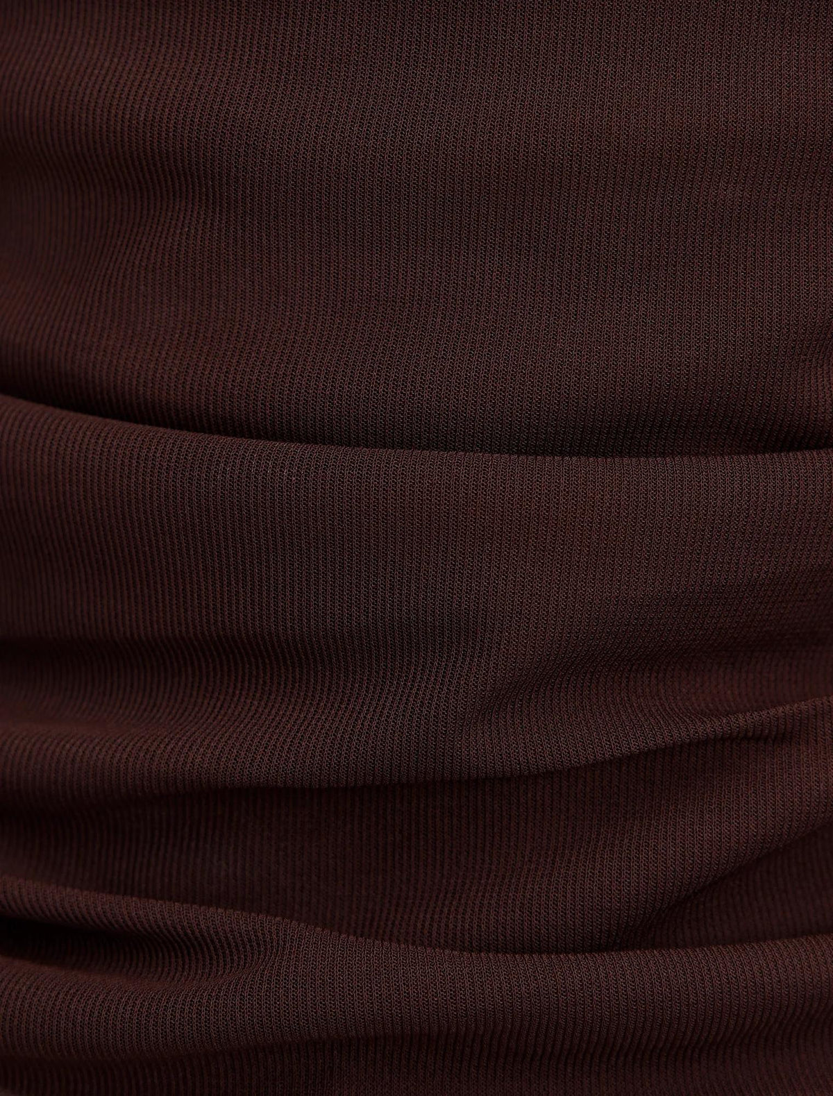 Halston Roll Neck Long Sleeve Chocolate Freckle