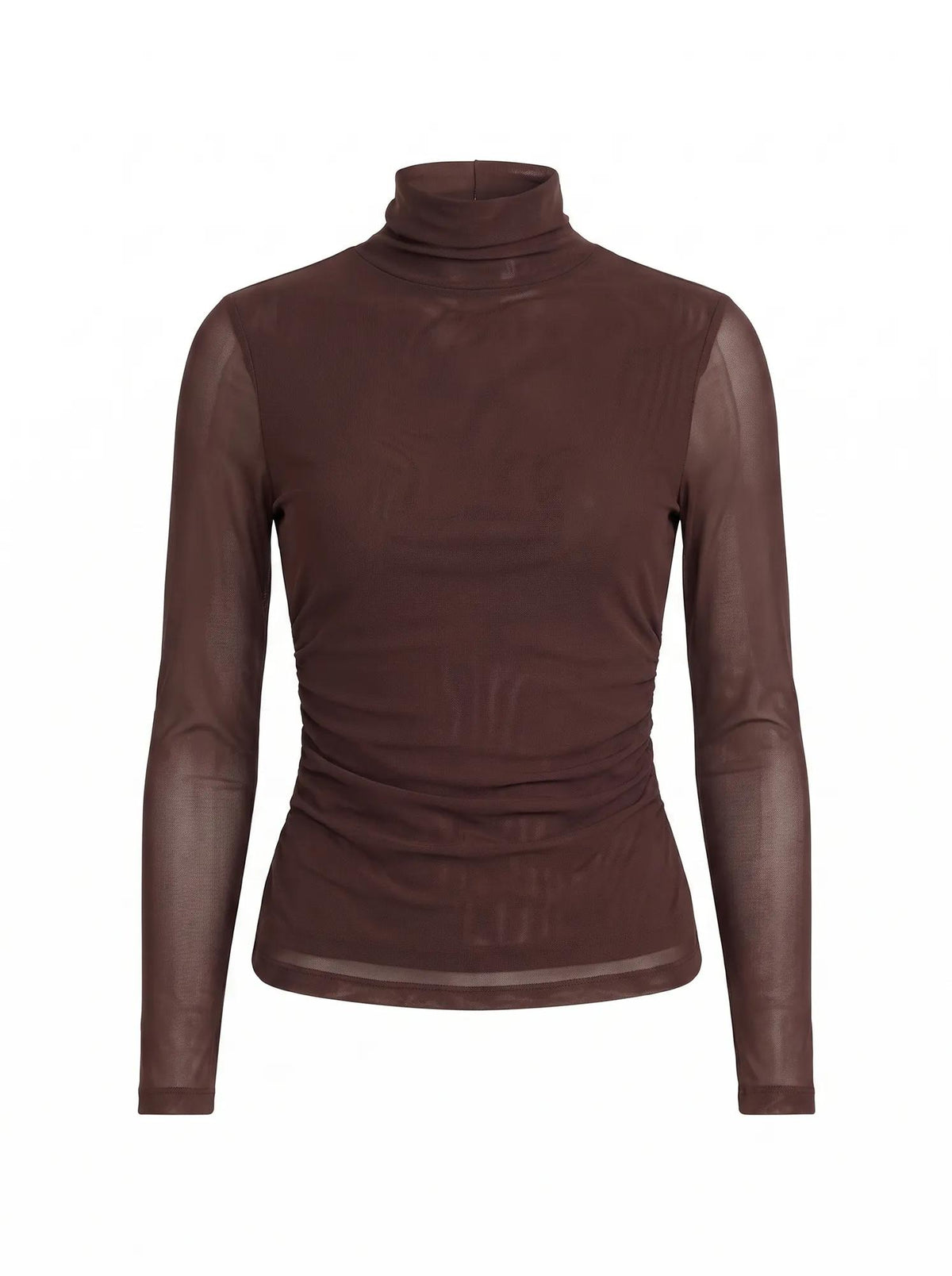 Halston Roll Neck Long Sleeve Chocolate Freckle_mannequin