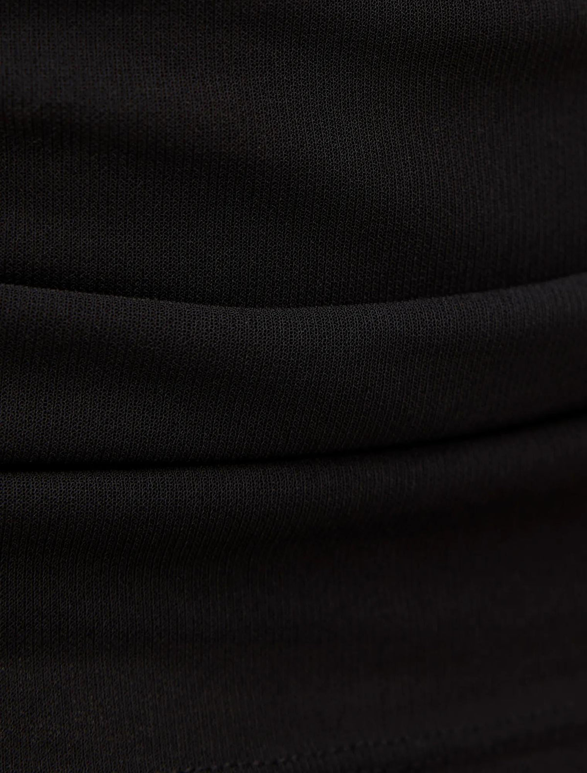 Halston Roll Neck Long Sleeve Black