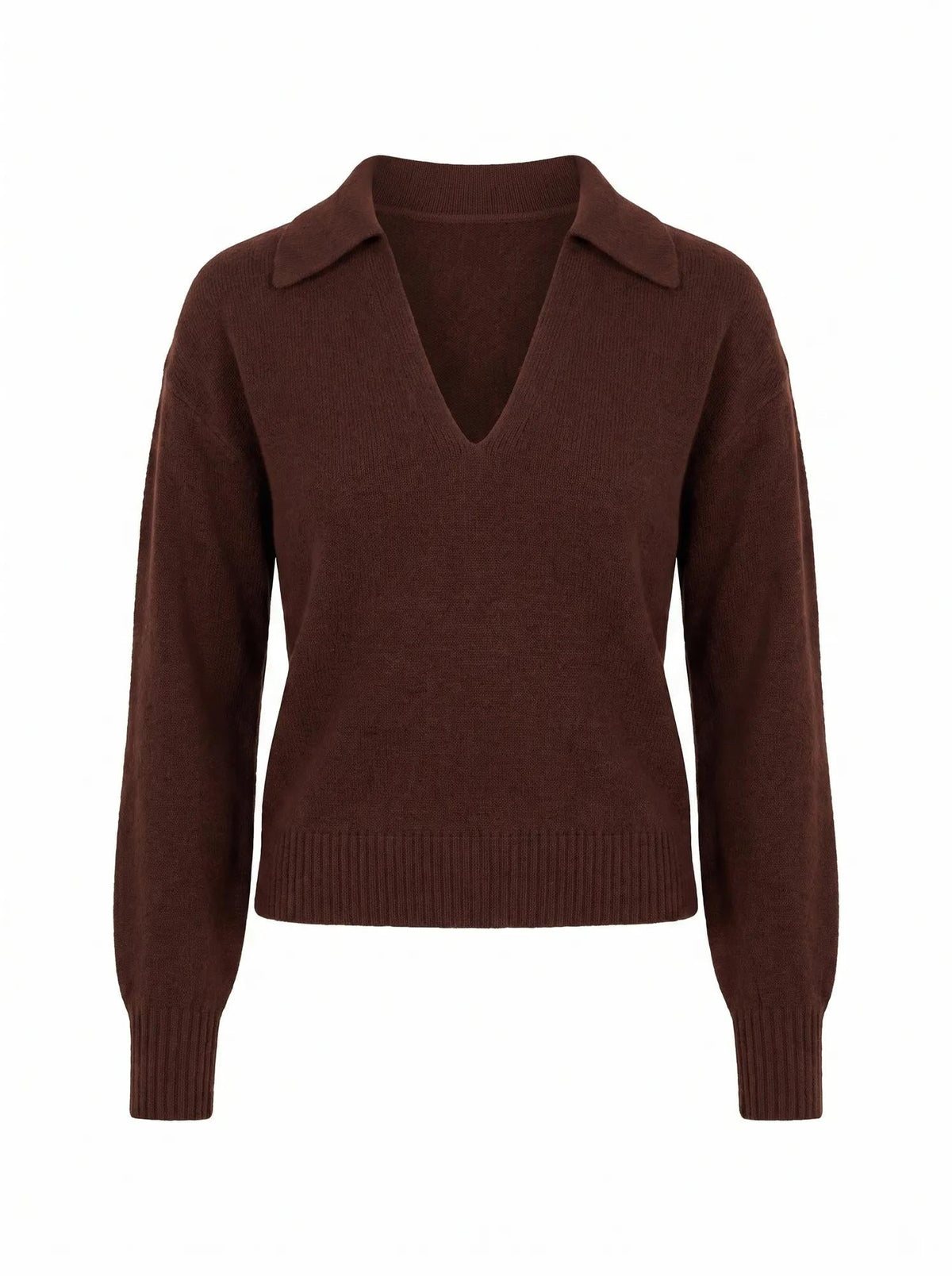 Sammie Collared Sweater Chocolate Co-ord