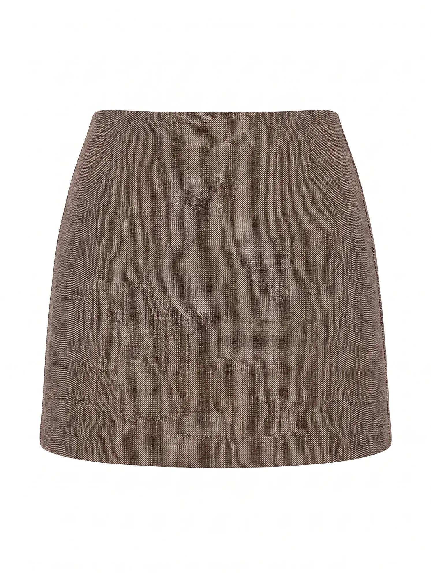 Clea Check Mini Skirt Check Suit_mannequin