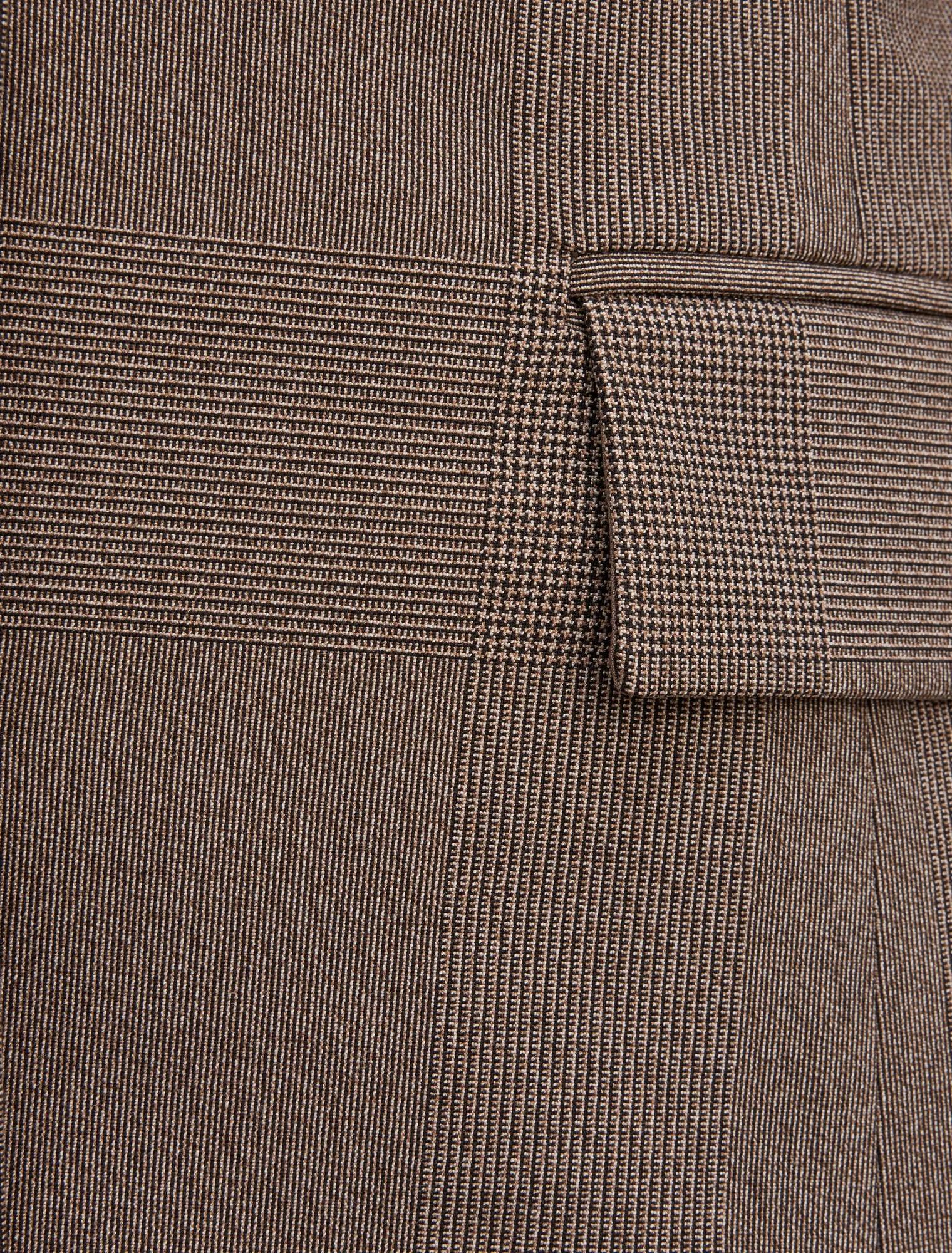 Clea Single Breasted Blazer Check Suit