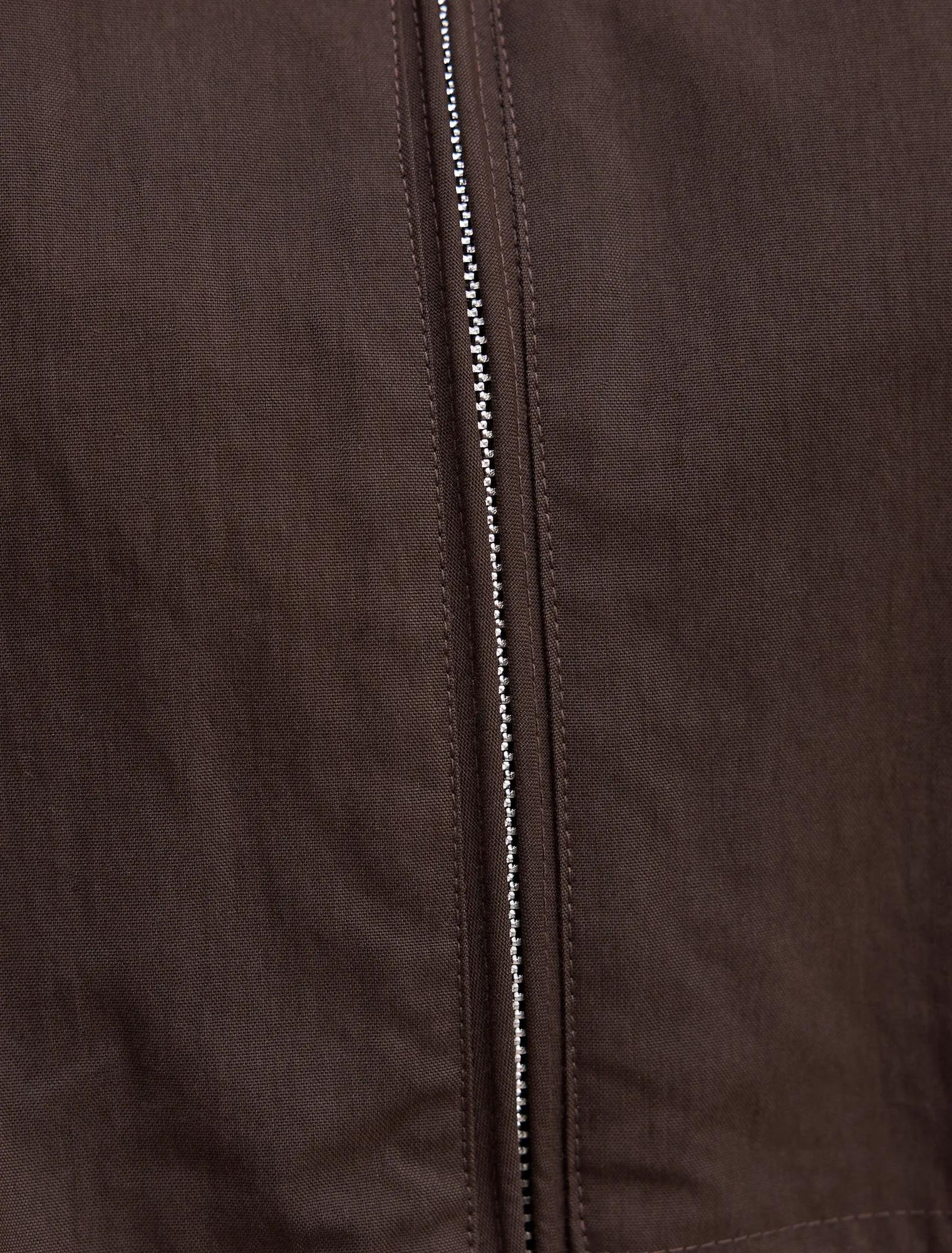 Brooke Funnel Neck Jacket Chocolate