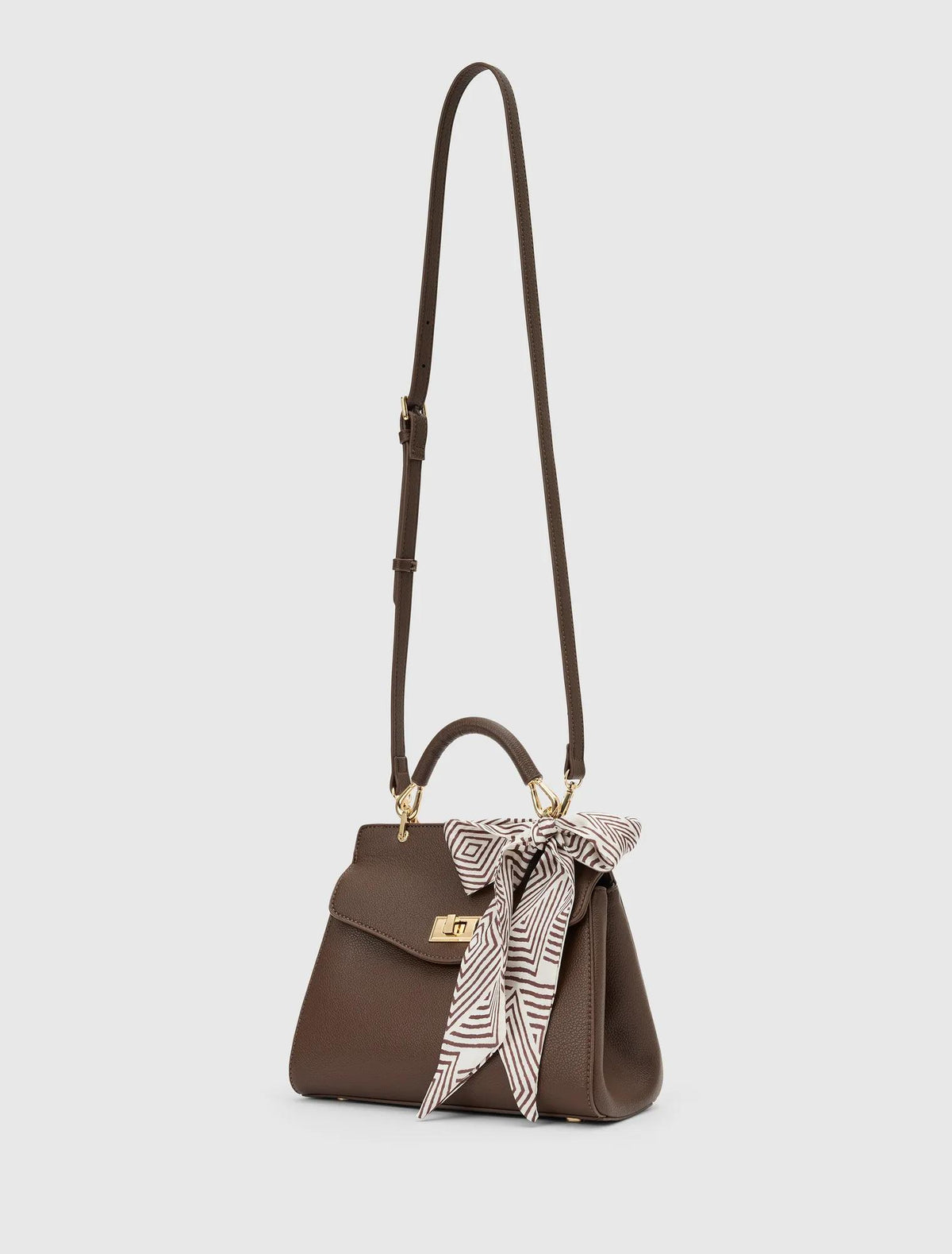 Tabitha Lock Top Handle Chocolate_mannequin