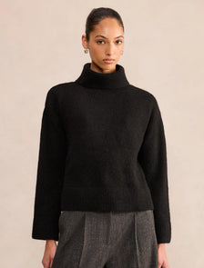 Olivia Roll Neck Sweater Black