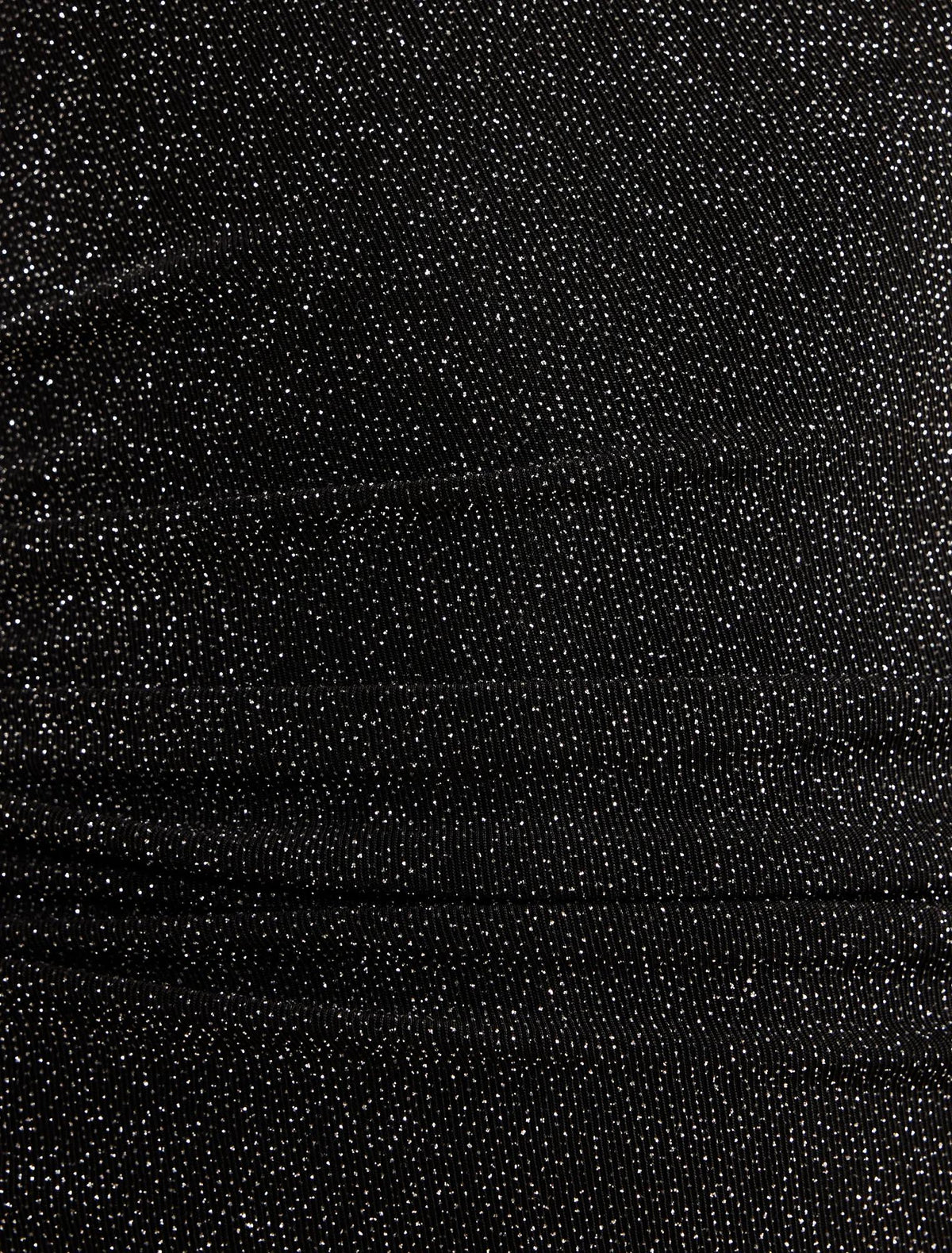 Ciara Gathered Glitter Maxi Black / Silver