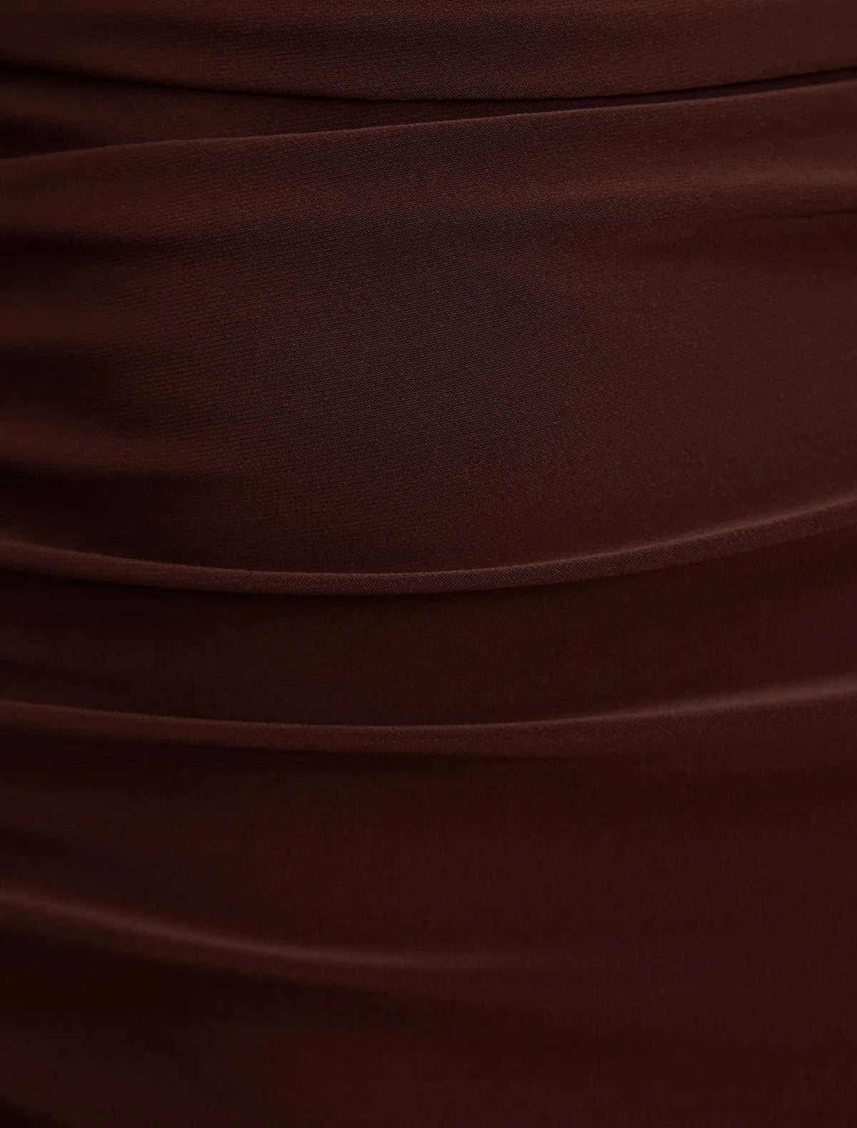 Mabel Long Sleeve Jersey Midi Dress Bitter Chocolate