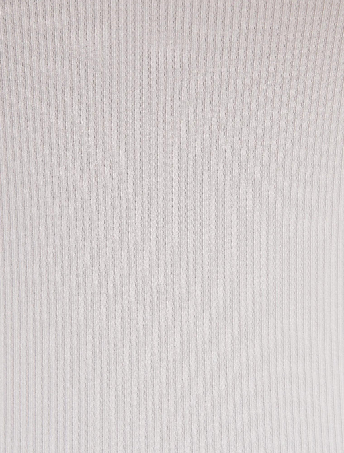 Esther Scoop Neck Trim Tee Porcelain