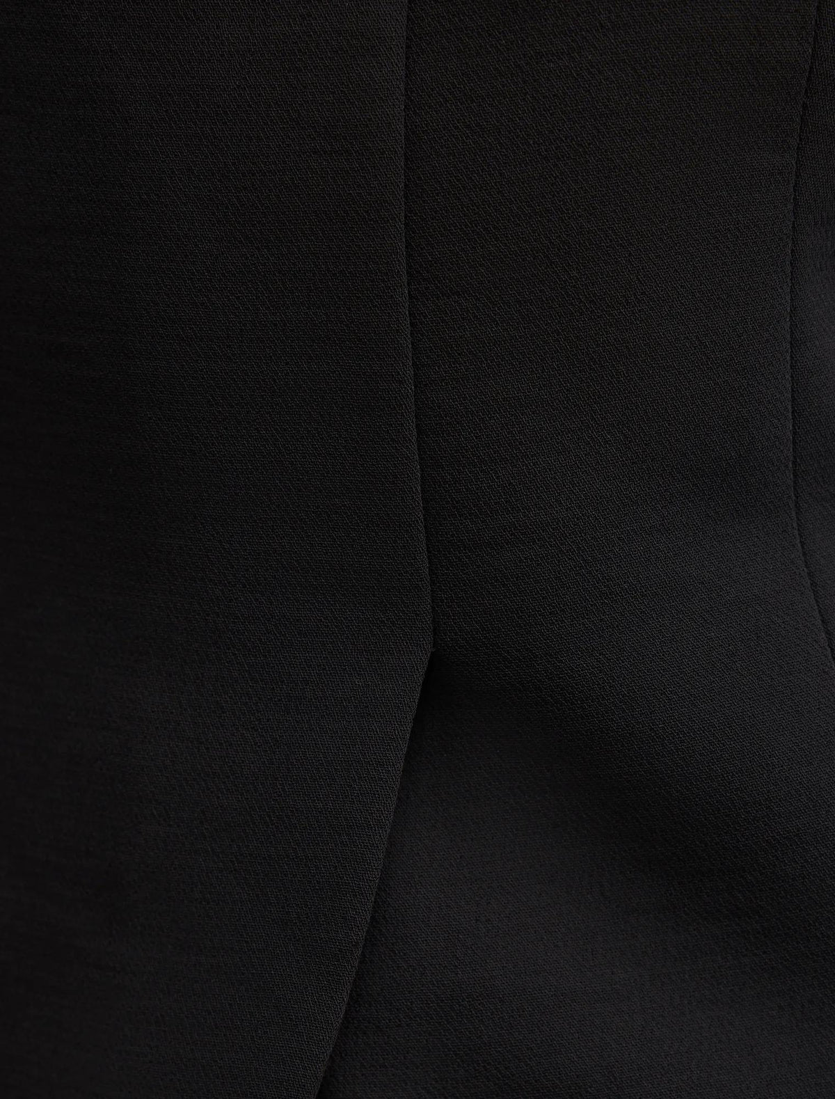Josie One Button Tailored Blouse Black