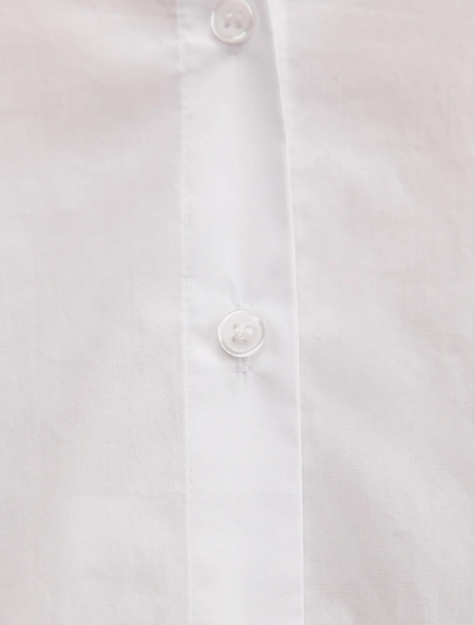 Ivie Oversized Shirt Porcelain