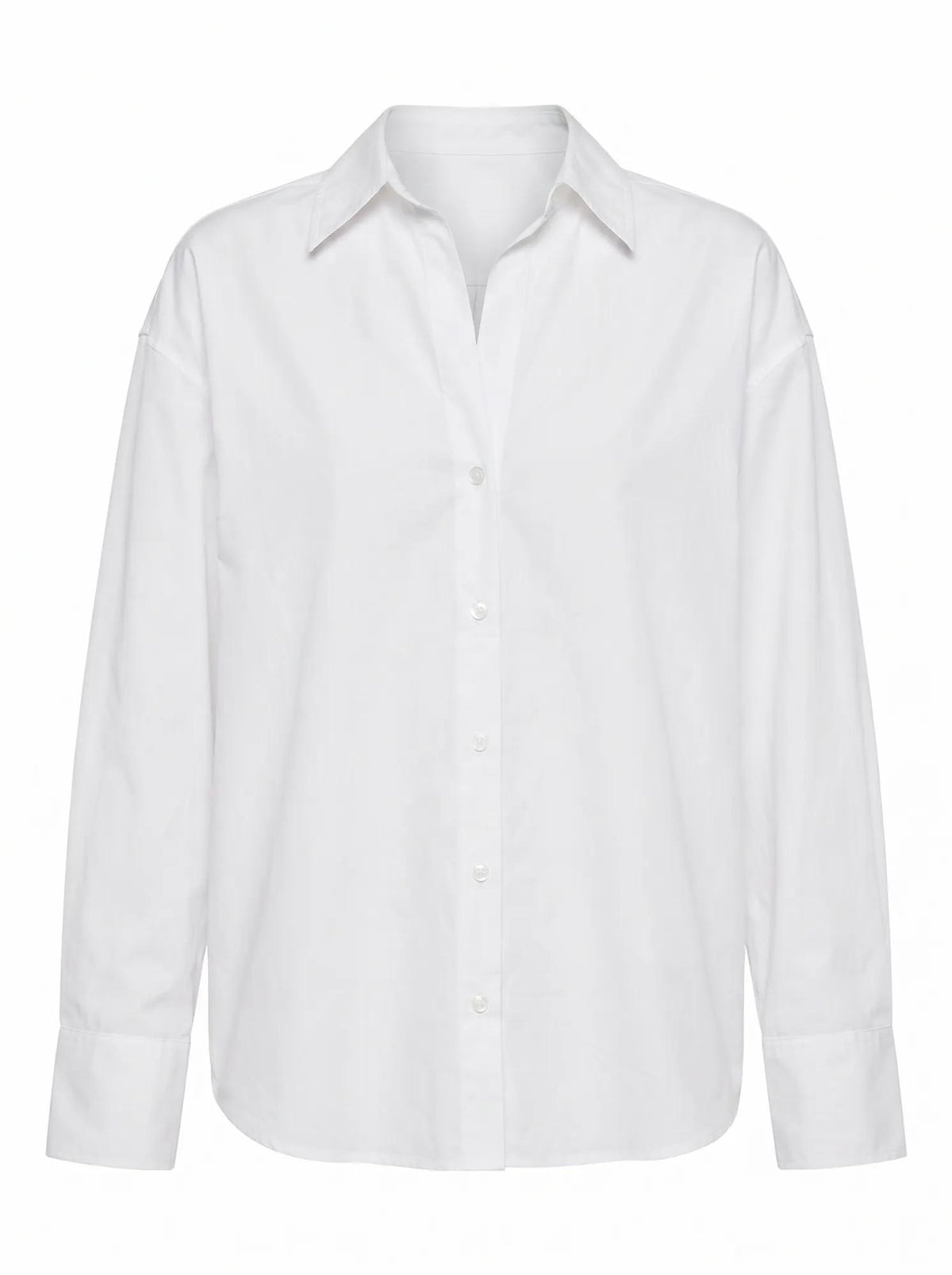 Ivie Oversized Shirt Porcelain_mannequin