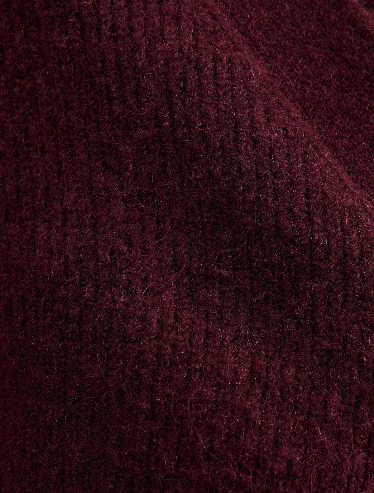 Hollie Wrap Knit Cardigan Burgundy Port