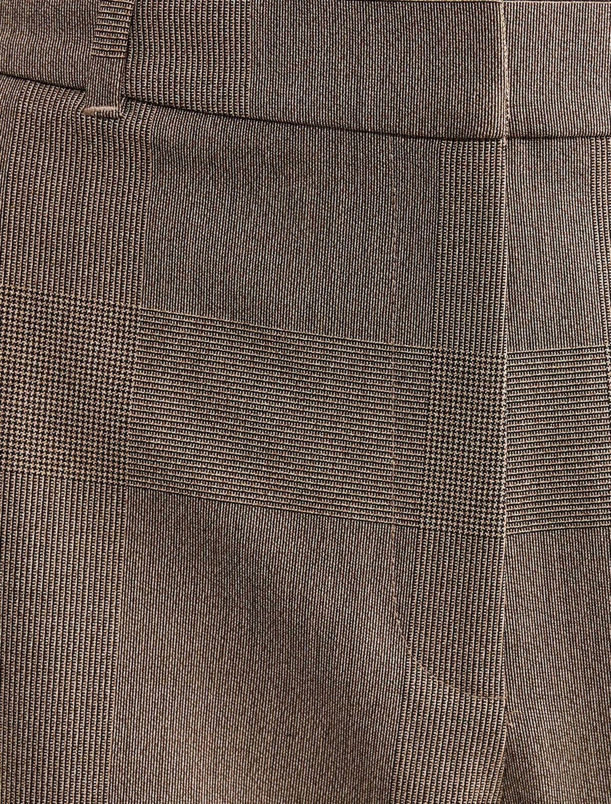Ada Check Straight Leg Pants Check Suit