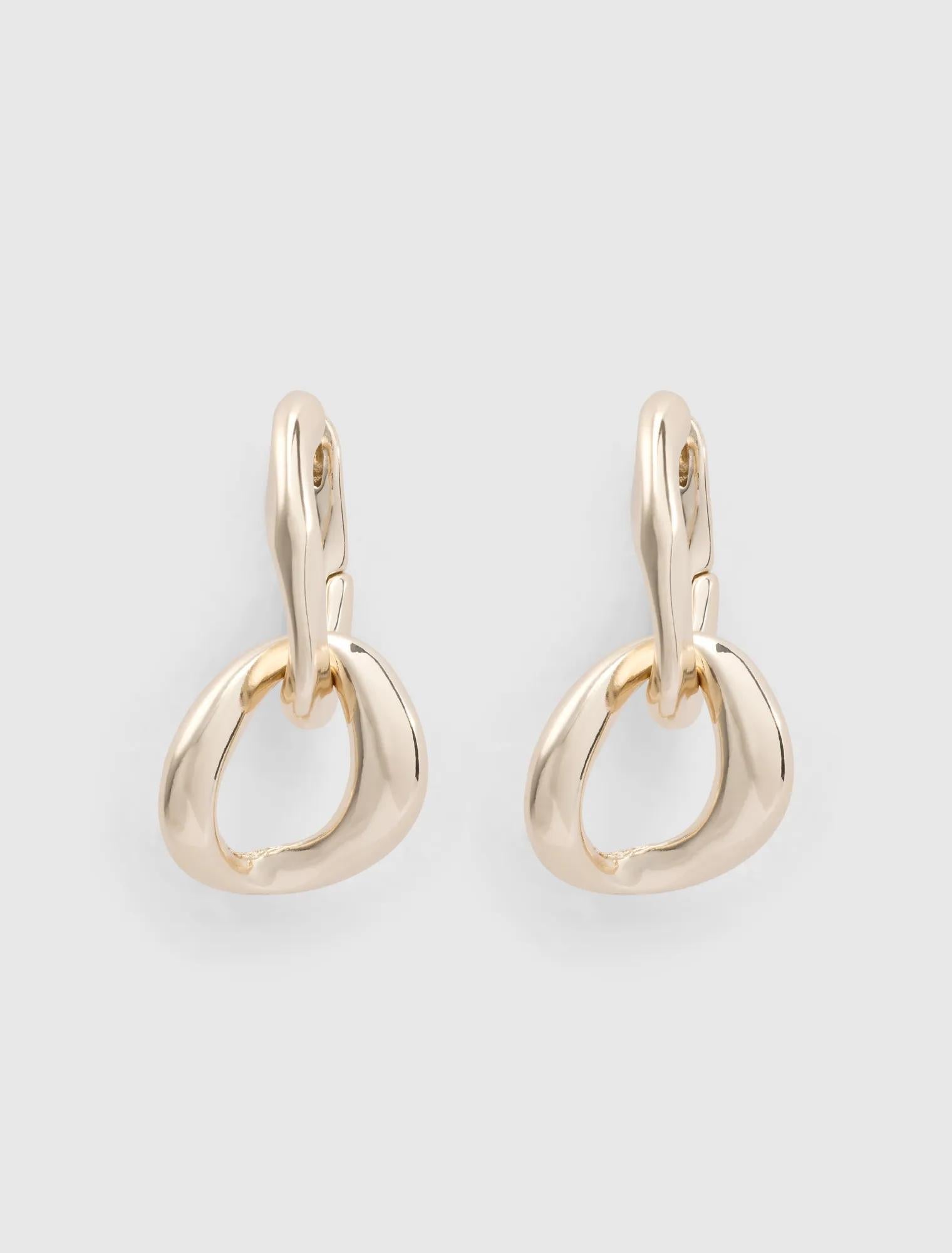 Signature Connor Chain Earring Gold
