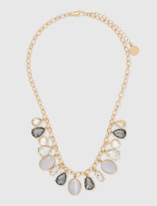 Signature Bridie Stone Charm Necklace Multi_mannequin