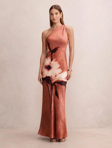 Maliah One Shoulder Sash Maxi Londrina Floral