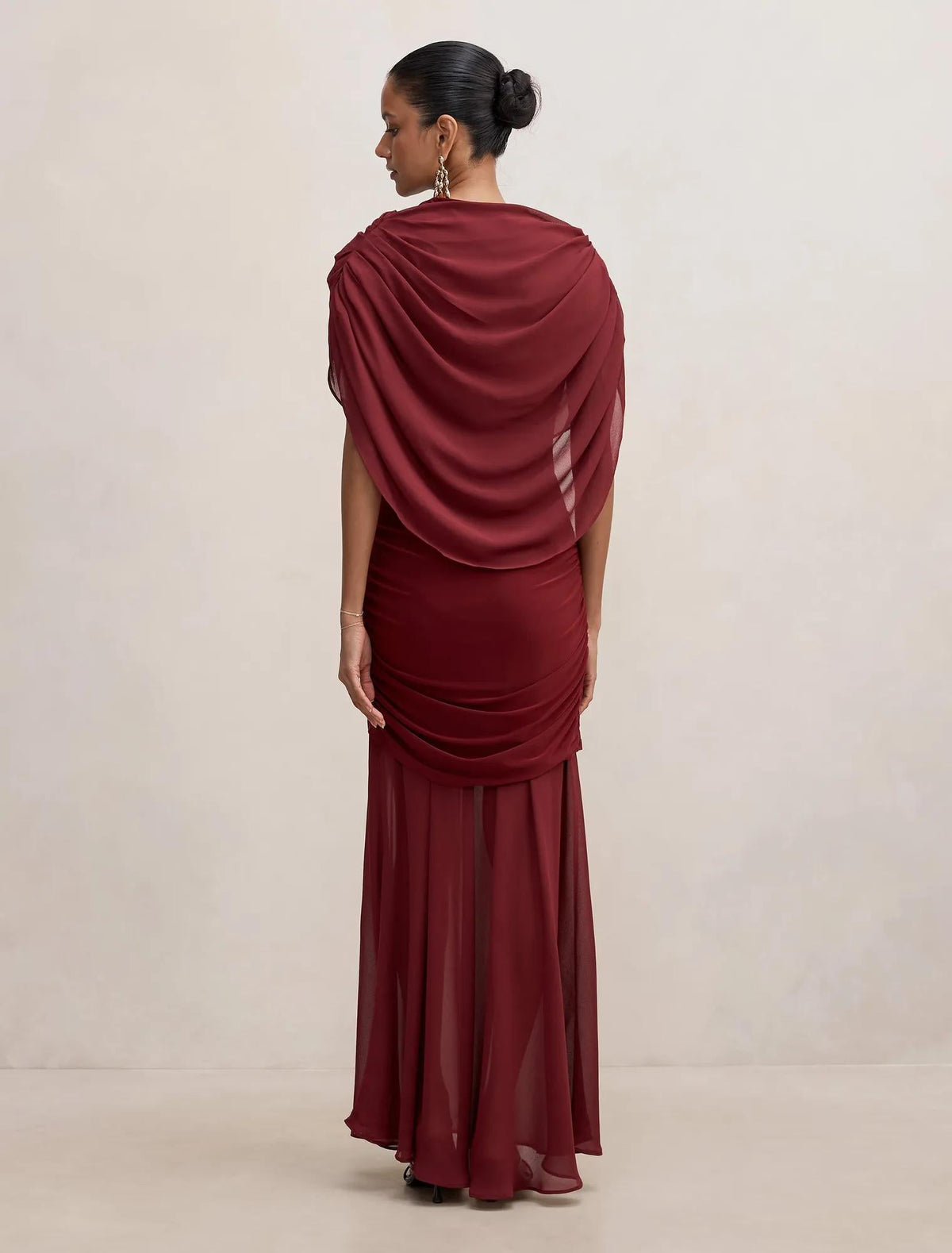 Lola Petite Cape Maxi Red Plum