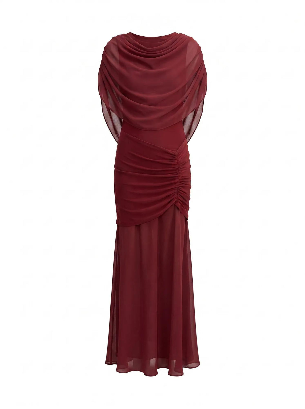 Lola Petite Cape Maxi Red Plum