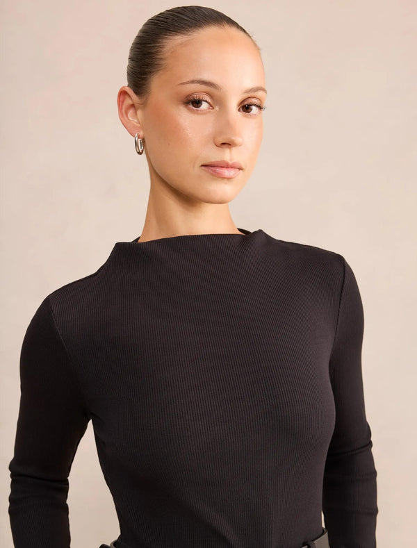 Edwina Petite 2 in 1 Midi Dress Black
