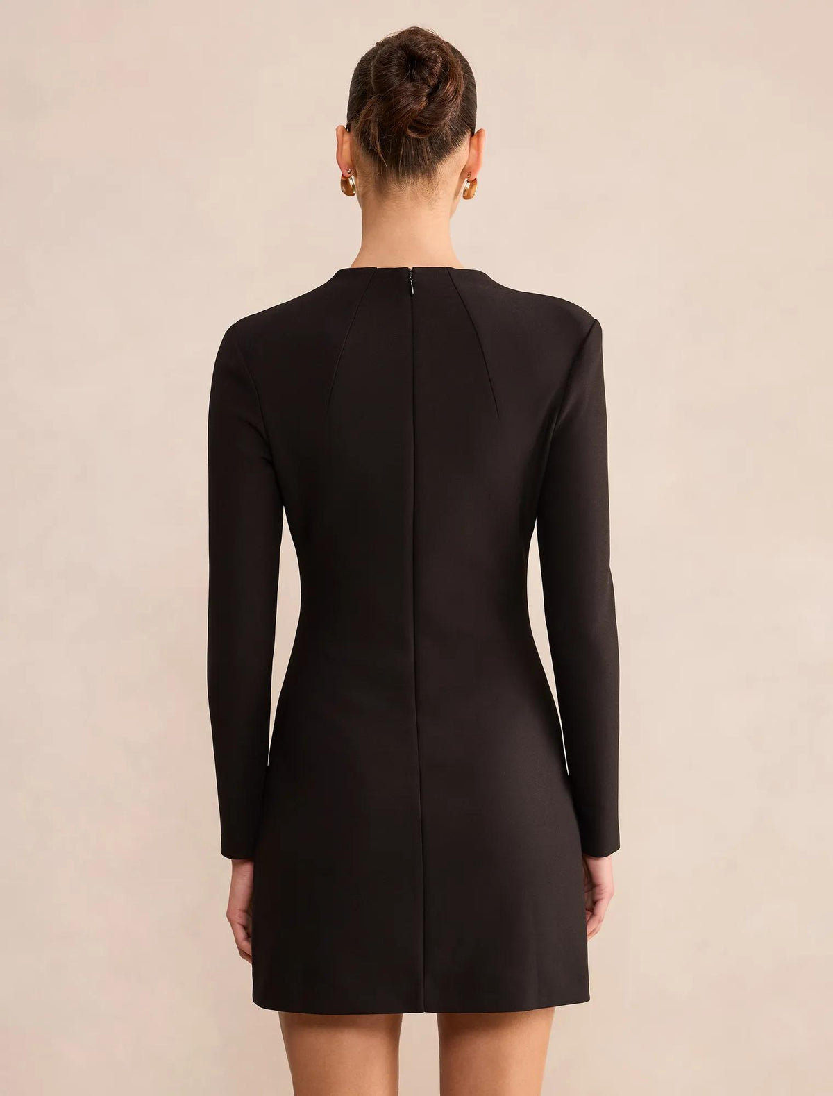 Dylan Long Sleeve Keyhole Mini Black