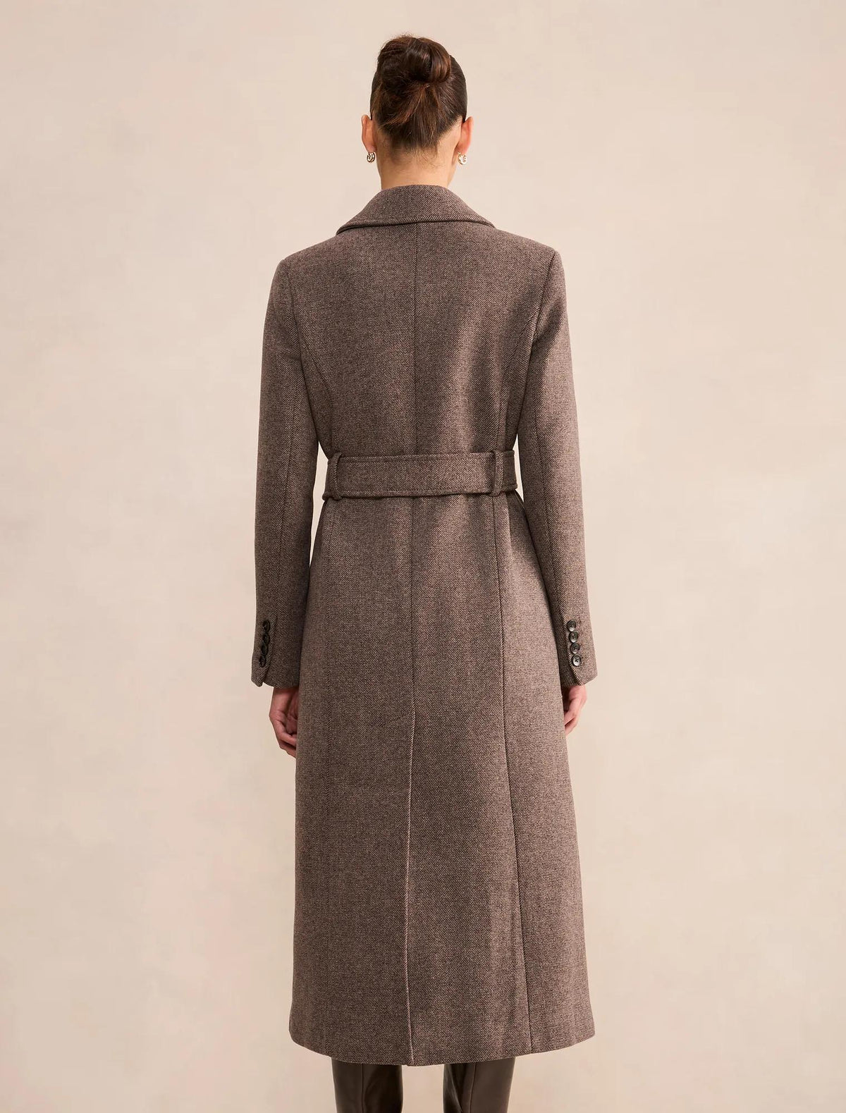 Scout Double Breasted Coat Brown Set