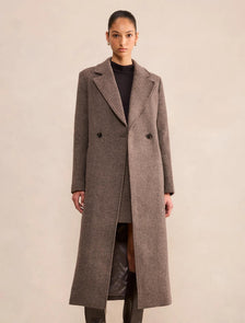 Scout Double Breasted Coat Brown Set