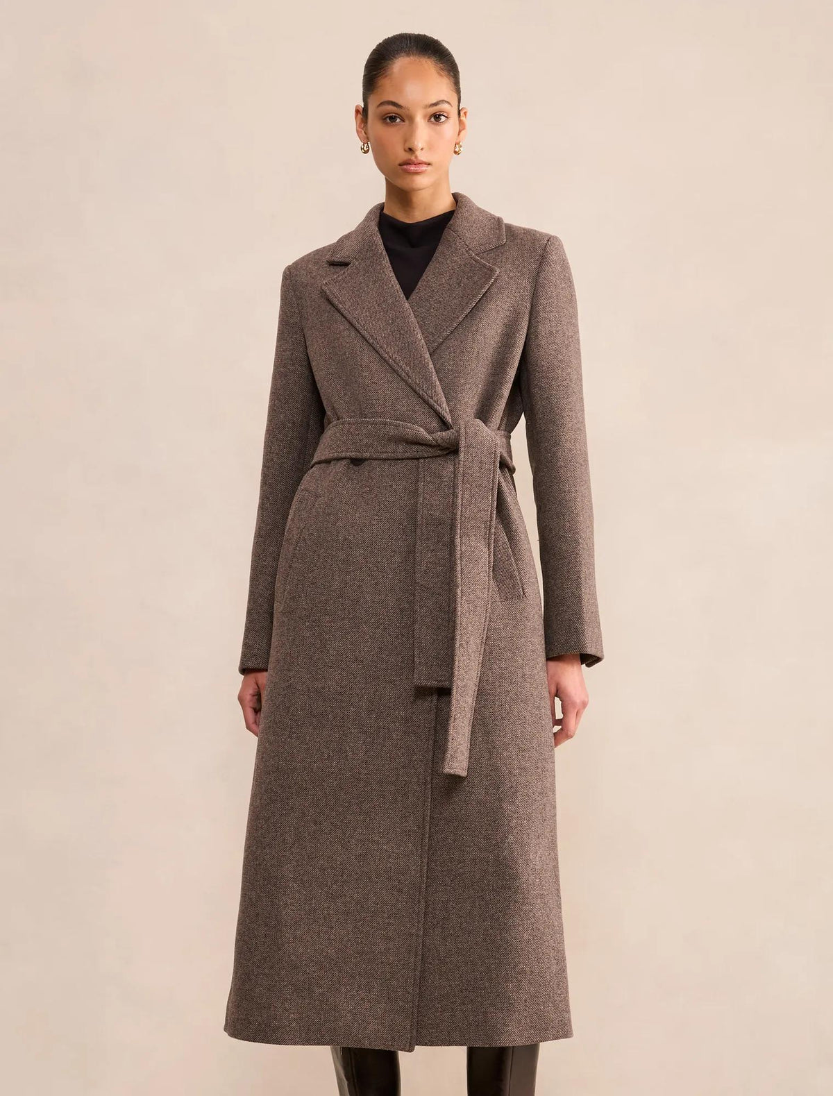 Scout Double Breasted Coat Brown Set