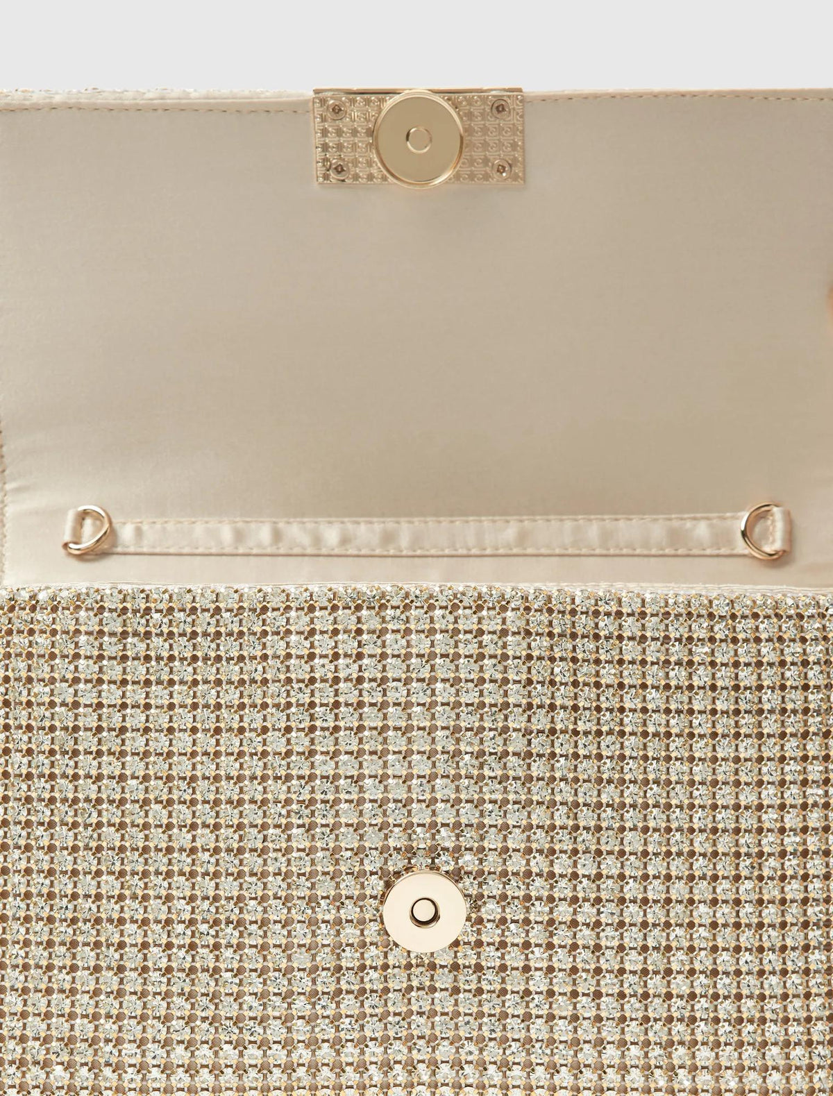 Gia Sparkle Clutch Gold
