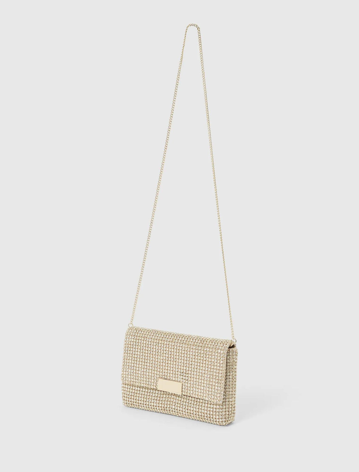 Gia Sparkle Clutch Gold