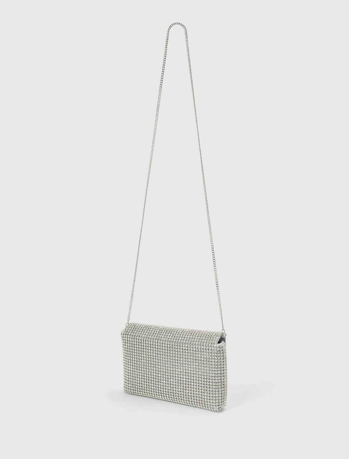 Gia Sparkle Clutch Silver_mannequin