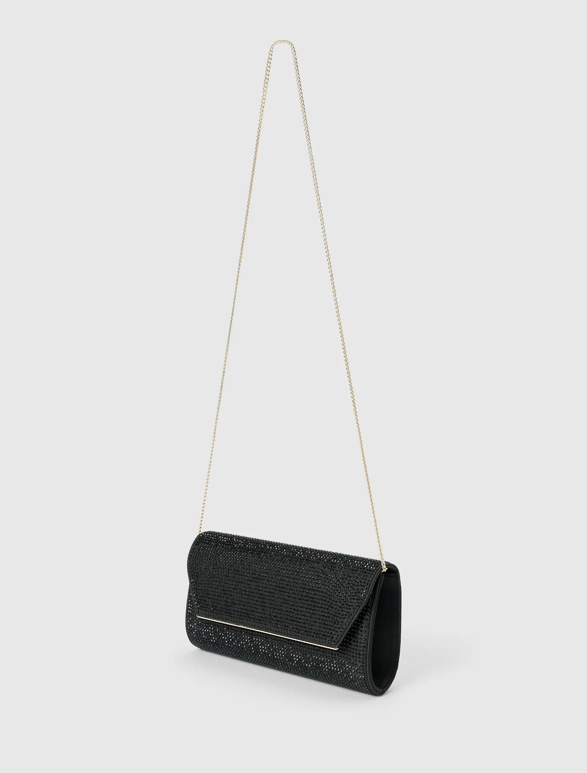 Annalise Heatfix Clutch Black_mannequin