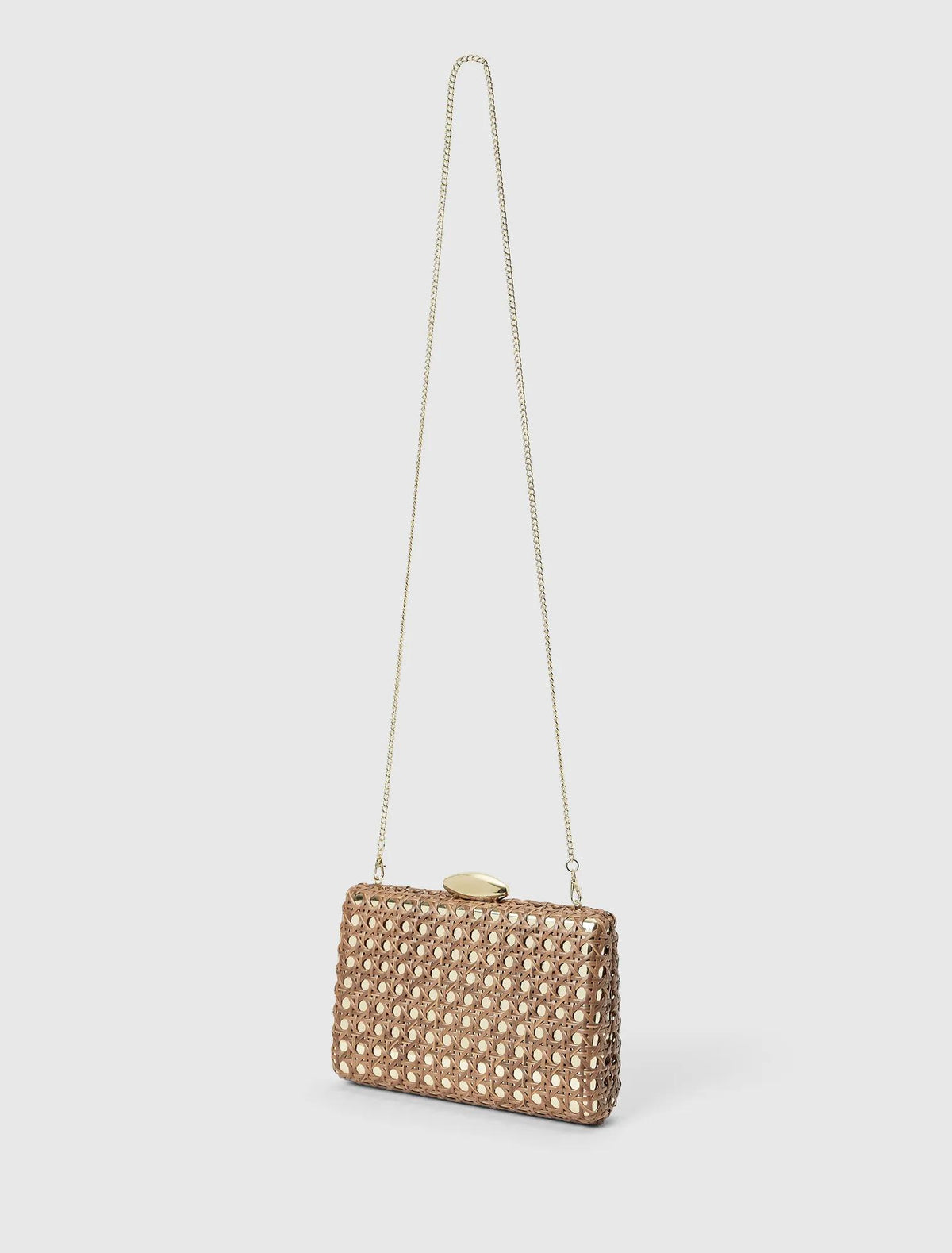 Alice Open Weave Metal Hardcase Chocolate_mannequin