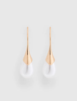 Poppy Pearl Droplet Earring Pearl/Gold